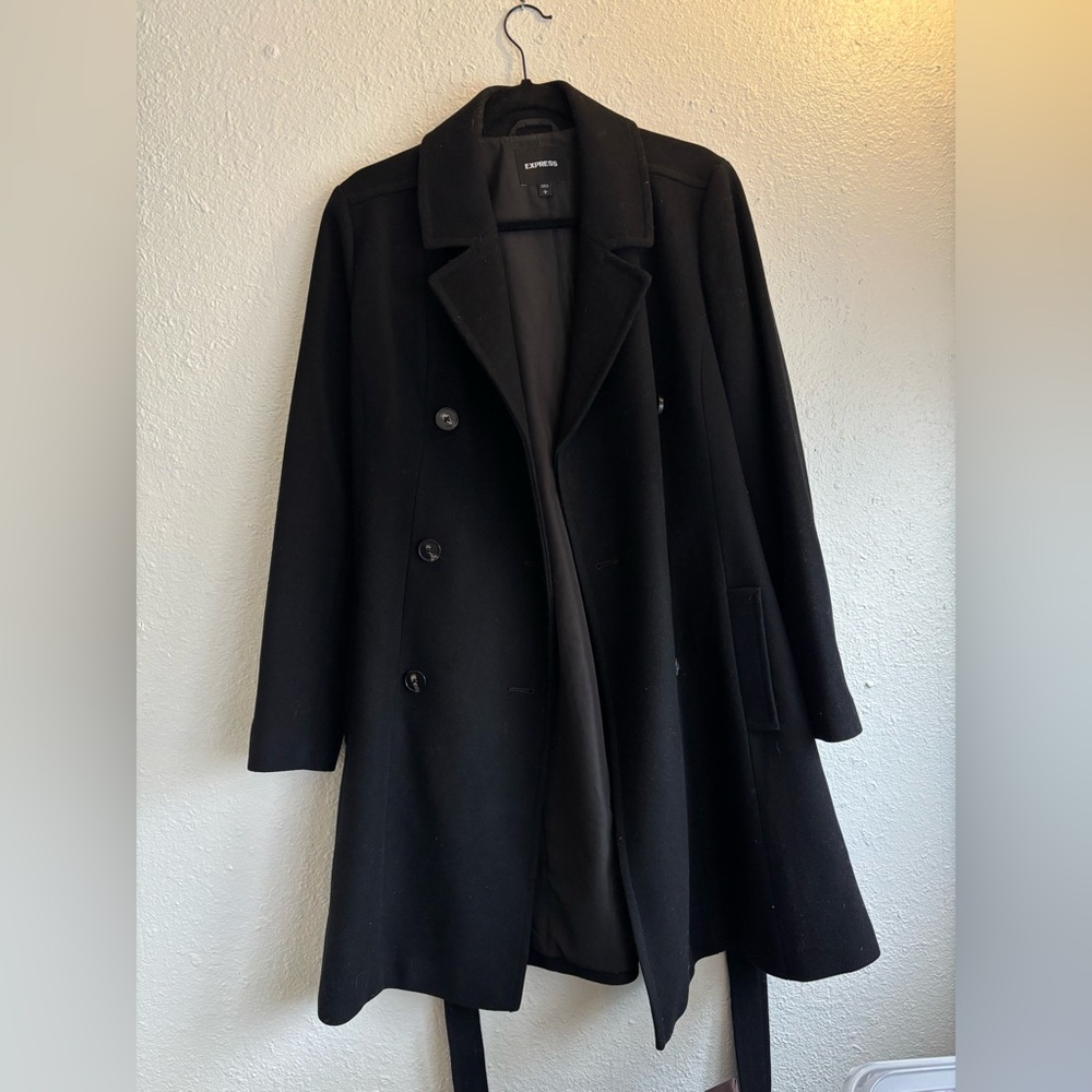 Express black coat